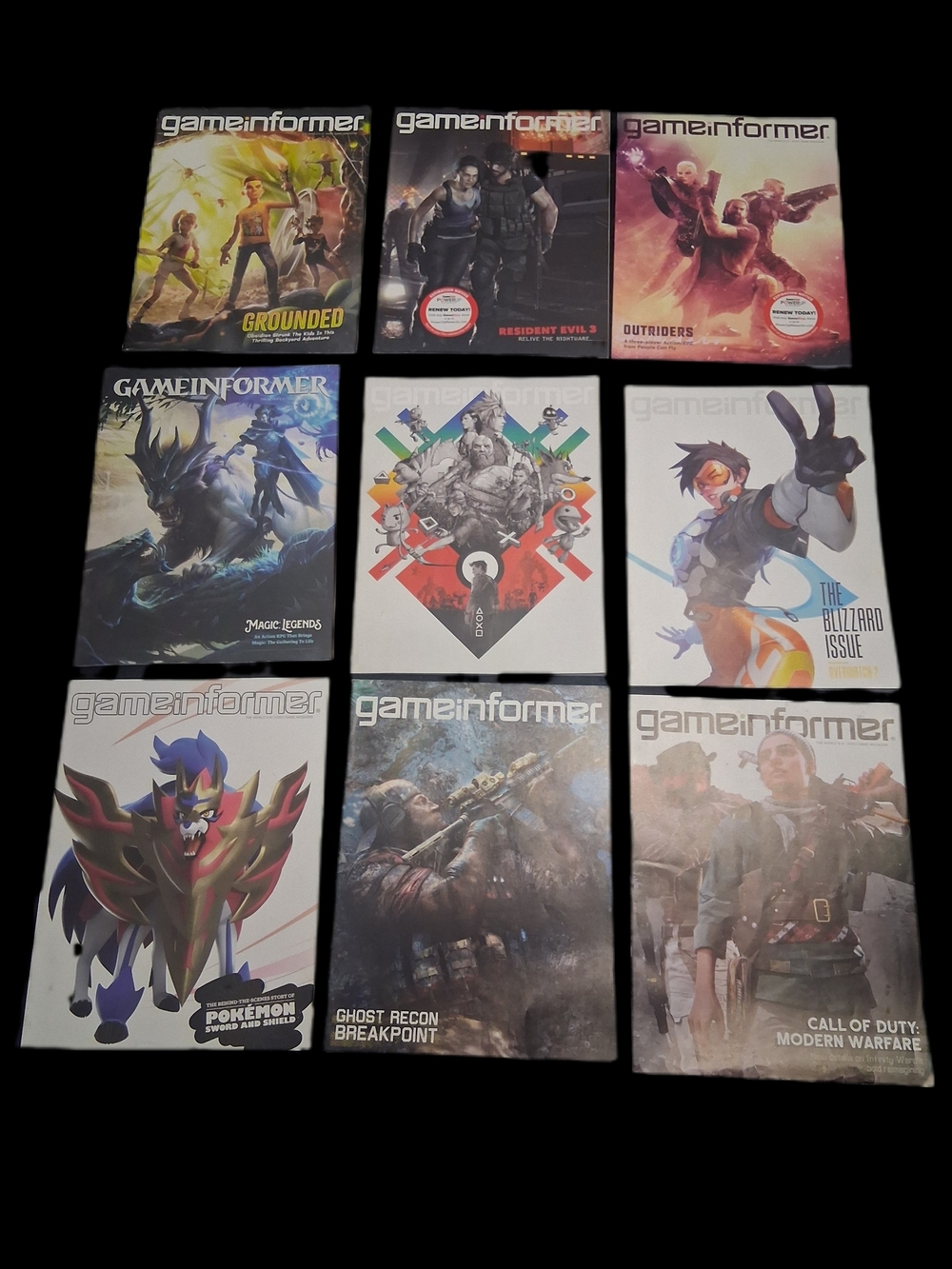 34 Game Informer Collector Magazine Lot - Like New! Issue # In Details